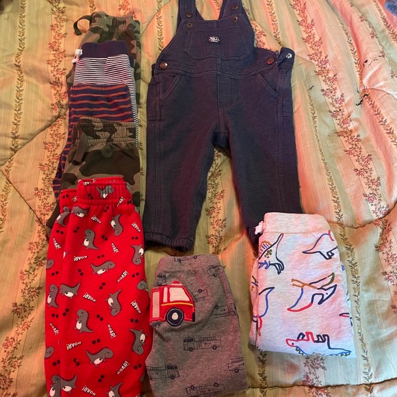 Boy Clothing Lot Carters Calvin Klein Bodysuits Joggers Sleepers 6 9 12 M 85 pcs - Picture 10 of 14